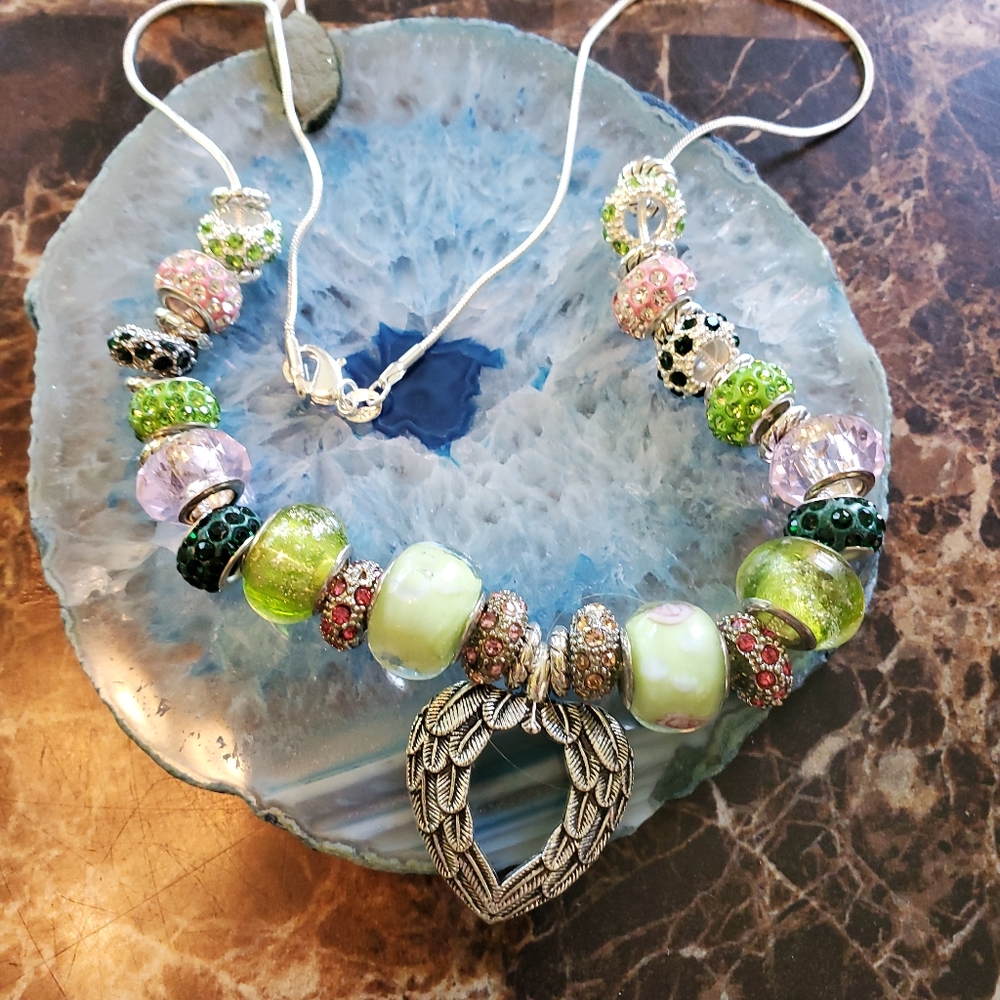 925 silver charm Necklace